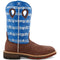 Twisted X Men's CellStretch 12" Alloy Toe Western Work Boot - Blue - MXBA001 7 / Medium / Brown - Overlook Boots