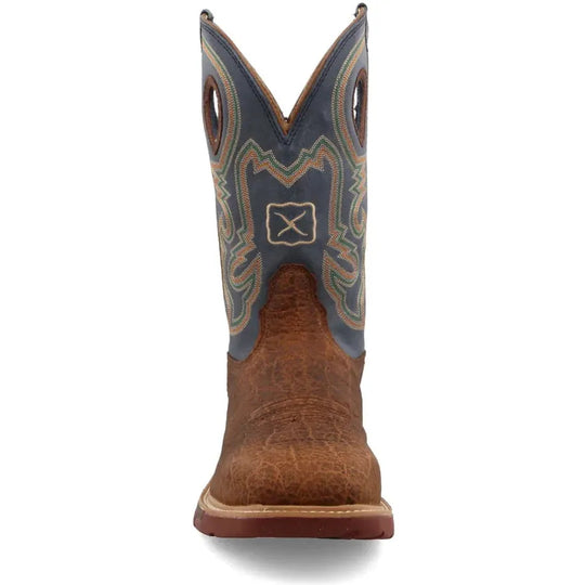 Twisted X Men's CellStretch 12" Alloy Toe Western Work Boot - Saddle - MXBA005 - Overlook Boots