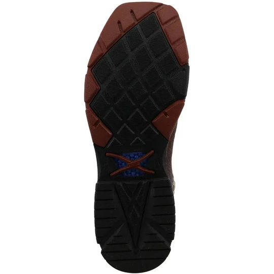 Twisted X Men's CellStretch 12" Alloy Toe Western Work Boot - Brown - MXBA006 - Overlook Boots