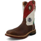 Twisted X Men's 11" Alloy Toe Waterproof Pull On Western Work Boot - Brown - MXBAW03 - Overlook Boots