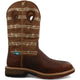 Twisted X Men's CellStretch 12" Alloy Toe Waterproof Western Work Boot - Brown - MXBAW05 7 / Medium / Brown - Overlook Boots