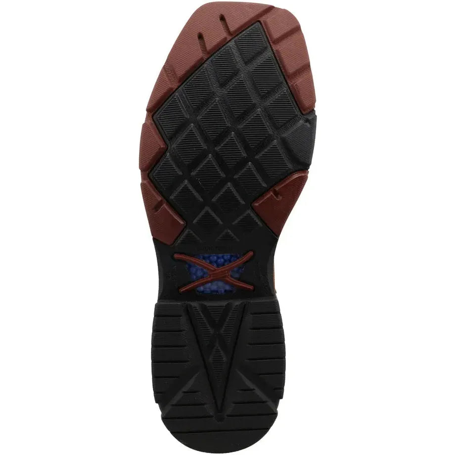 Twisted X Men's CellStretch 12" Alloy Toe Waterproof Western Work Boot - Clay - MXBAW06