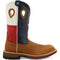 Twisted X Men's CellStretch 12" Comp Toe Pull On Western Work Boot - Brown - MXBN004 7 / Medium / Brown - Overlook Boots