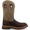 Twisted X Men's 12" Square Toe Pull On Western Work Boot - Brown - MXBN008 7 / Medium / Brown - Overlook Boots