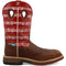 Twisted X Men's CellStretch 12" Comp Toe Waterproof Western Work Boot - Saddle - MXBNW01 7 / Medium / Brown - Overlook Boots