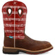 Twisted X Men's CellStretch 12" Comp Toe Waterproof Western Work Boot - Saddle - MXBNW01 7 / Medium / Brown - Overlook Boots