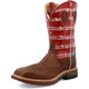 Twisted X Men's CellStretch 12" Comp Toe Waterproof Western Work Boot - Saddle - MXBNW01 - Overlook Boots
