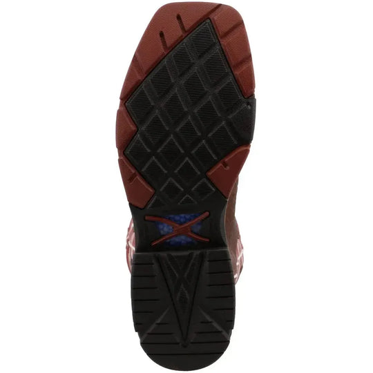 Twisted X Men's CellStretch 12" Comp Toe Waterproof Western Work Boot - Saddle - MXBNW01 - Overlook Boots