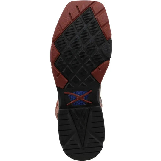 Twisted X Men's CellStretch 12" Comp Toe Waterproof Western Work Boot - Brown - MXBNW03 - Overlook Boots