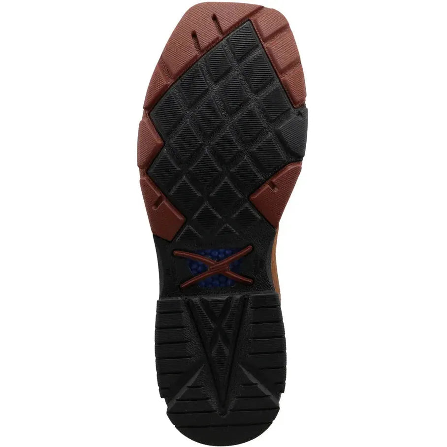 Twisted X Men's CellStretch 12" Comp Toe Waterproof Western Work Boot - Green - MXBNW07