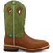 Twisted X Men's CellStretch 12" Comp Toe Waterproof Western Work Boot - Green - MXBNW07 7 / Medium / Brown - Overlook Boots