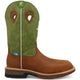 Twisted X Men's CellStretch 12" Comp Toe Waterproof Western Work Boot - Green - MXBNW07 7 / Medium / Brown - Overlook Boots
