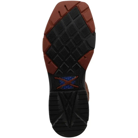 Twisted X Men's 12" Comp Toe Waterproof Western Work Boot - Rust - MXBNW10 - Overlook Boots