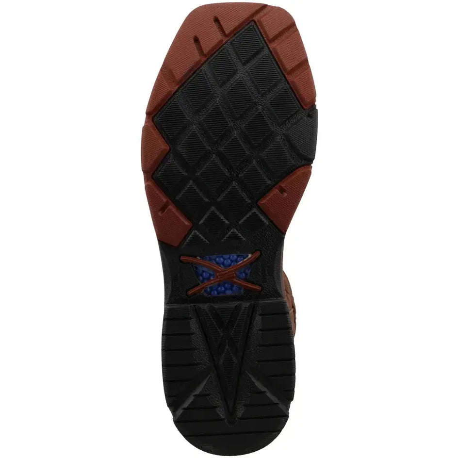 Twisted X Men's 12" Comp Toe Waterproof Western Work Boot - Rust - MXBNW10