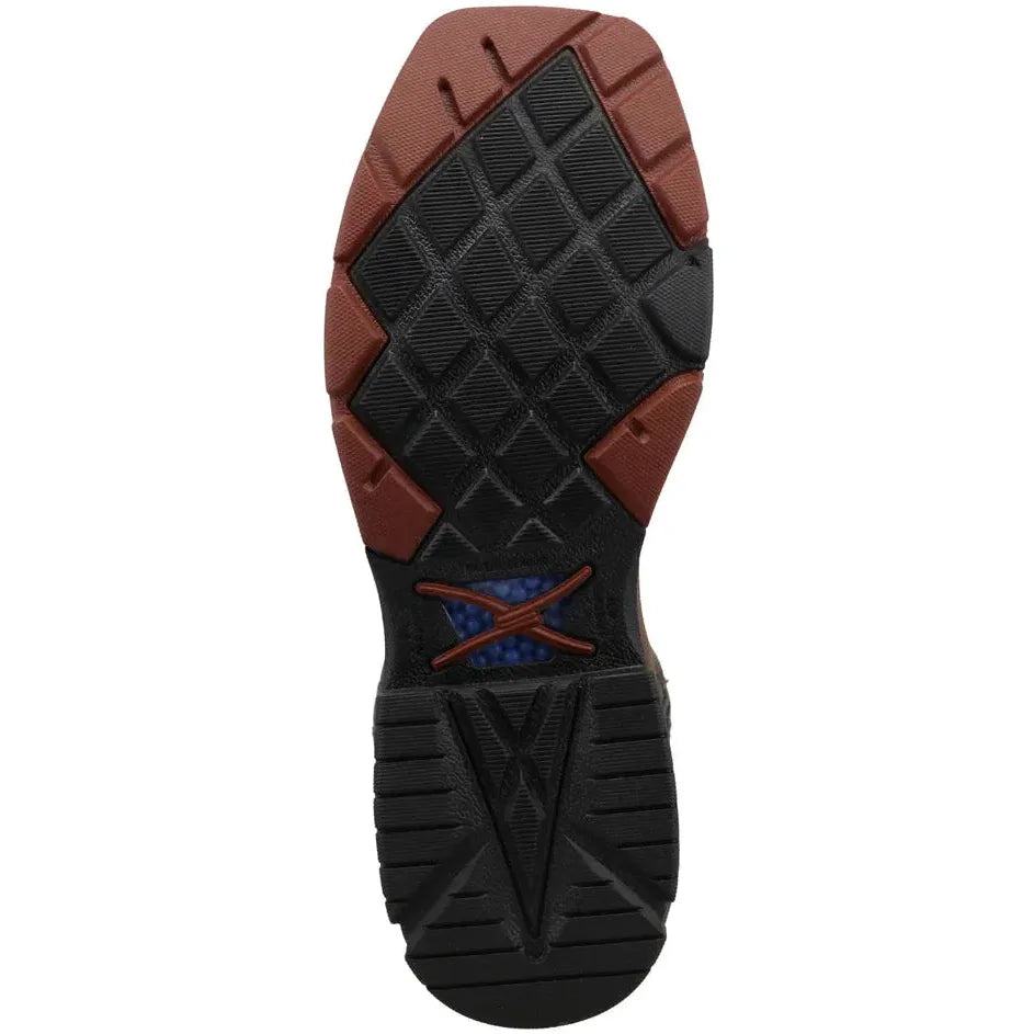 Twisted X Men's 12" Comp Toe Waterproof Western Work Boot - Olive - MXBNW11