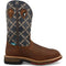 Twisted X Men's 12" Comp Toe Waterproof Western Work Boot - Navy - MXBNWM1 7 / Medium / Brown - Overlook Boots