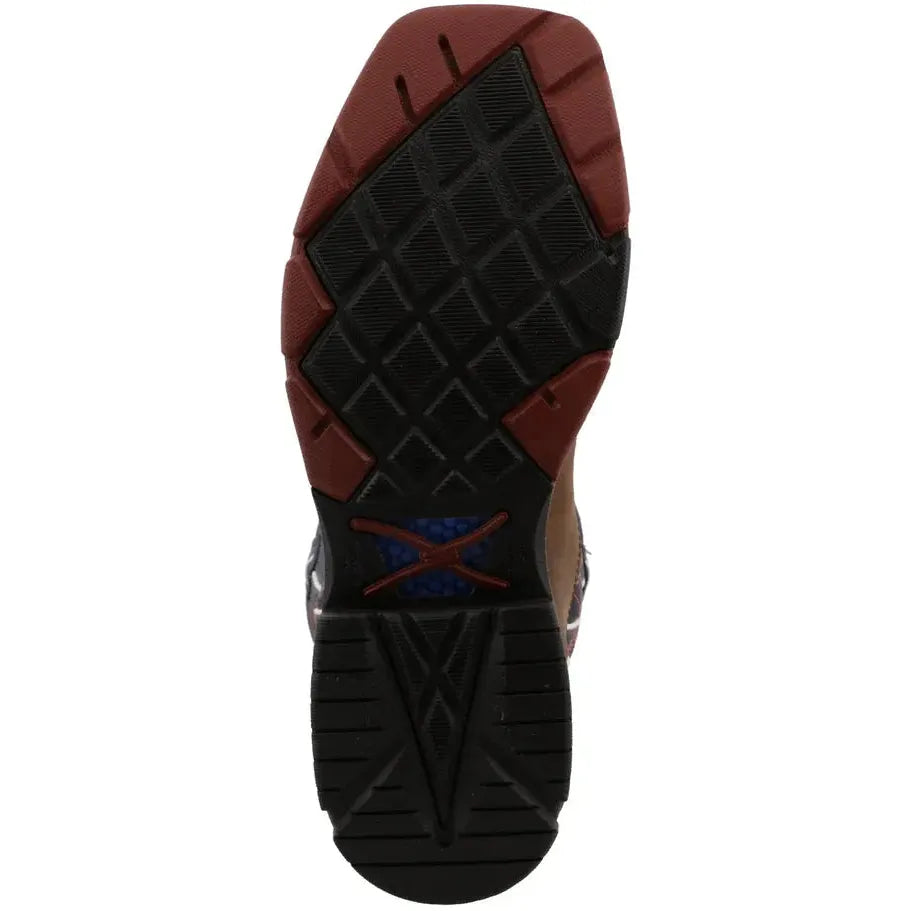 Twisted X Men's CellStretch 12" Comp Toe Western Work Boot - Mocha - MXBW001