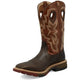 Twisted X Men's CellStretch 12" Soft Toe Waterproof Western Work Boot - Chocolate - MXBW002 - Overlook Boots