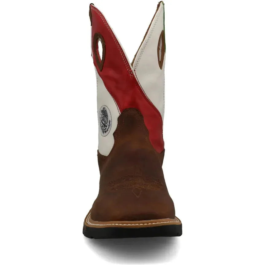 Twisted X Men's CellStretch 11" Comp Toe Waterproof Western Work Boot - Brown - MXBW006