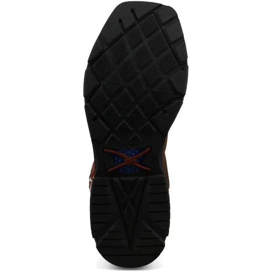 Twisted X Men's CellStretch 11" Comp Toe Waterproof Western Work Boot - Brown - MXBW006 - Overlook Boots
