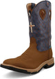 Twisted X Men's CellStretch 12" Square Toe Waterproof Western Work Boot - Clay - MXBW008 - Overlook Boots