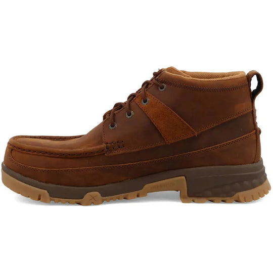 Twisted X Men's CellStretch 4" Comp Toe Lace Up Work Boot - Saddle - MXCC004 - Overlook Boots