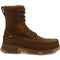 Twisted X Men's CellStretch 8" Comp Toe Lace Up Work Boot - Saddle - MXCCM01 7 / Medium / Brown - Overlook Boots