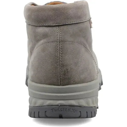 Twisted X Men's CellStretch Comp Toe Chukka Driving Work Shoe- Grey - MXCN001 - Overlook Boots