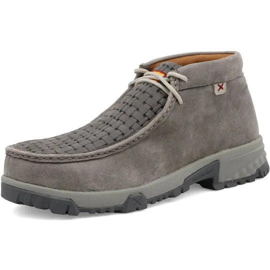 Twisted X Men's CellStretch Comp Toe Chukka Driving Work Shoe- Grey - MXCN001 - Overlook Boots