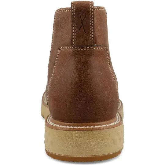 Twisted X Men's CellStretch 4" Comp Toe Chelsea Work Boot - Ginger - MXCN002 - Overlook Boots