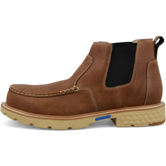 Twisted X Men's CellStretch 4" Comp Toe Chelsea Work Boot - Ginger - MXCN002 - Overlook Boots