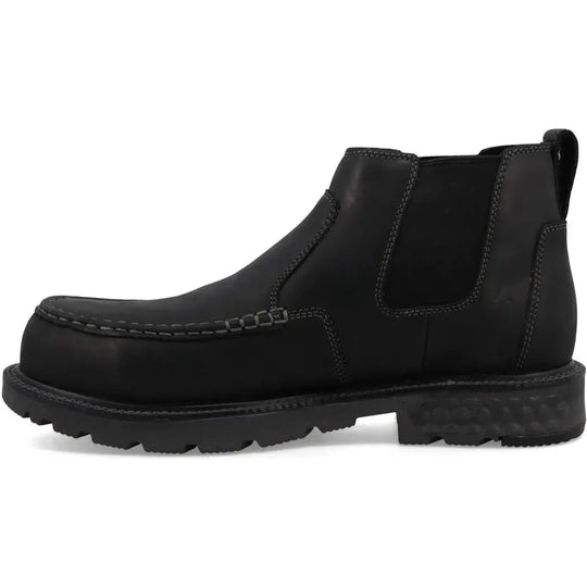 Twisted X Men's CellStretch 4" Waterproof Chelsea Work Boot - Black - MXCN006 - Overlook Boots