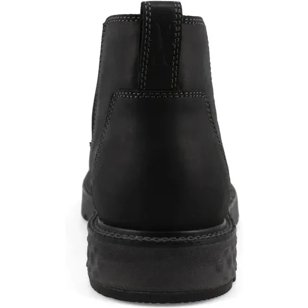 Twisted X Men's CellStretch 4" Waterproof Chelsea Work Boot - Black - MXCN006