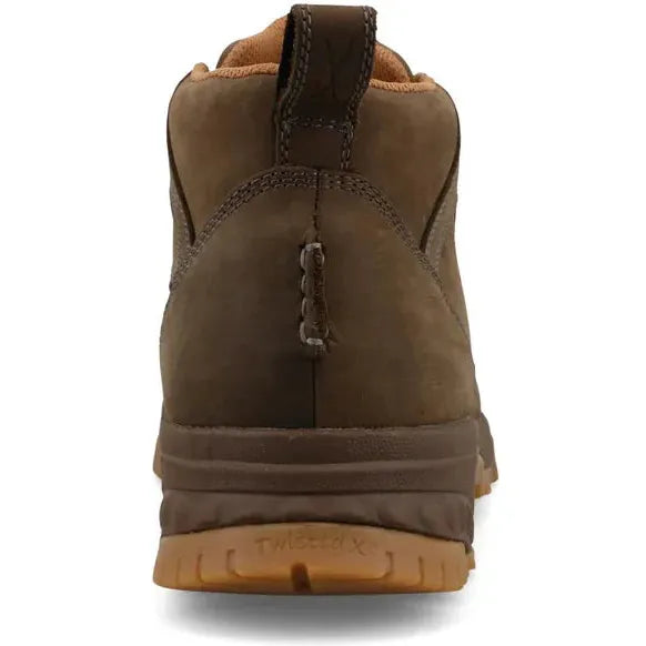 Twisted X Men's CellStretch Comp Toe Chukka Driving Work Boot - Shitake - MXCN009 - Overlook Boots