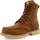Twisted X Men's CellStretch 8" Comp Toe Waterproof Laces Work Boot - Saddle - MXCNW03 - Overlook Boots