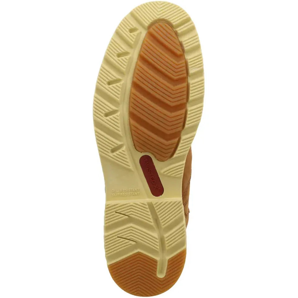 Twisted X Men's CellStretch 8" Comp Toe Waterproof Laces Work Boot - Saddle - MXCNW03