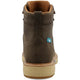 Twisted X Men's CellStretch 6" Comp Toe Waterproof Laces Work Boot - Shitake - MXCNW06 - Overlook Boots