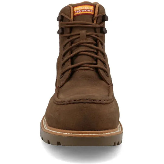 Twisted X Men's BarnShield 6" Comp Toe Waterproof Work Boot - Oak - MXCNW12 - Overlook Boots
