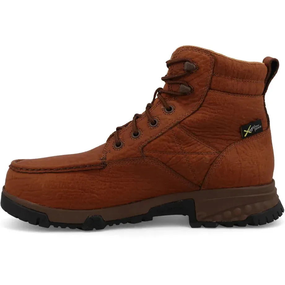 Twisted X Men's CellStretch 6" Comp Toe Waterproof Work Boot - Rust - MXCNWM2