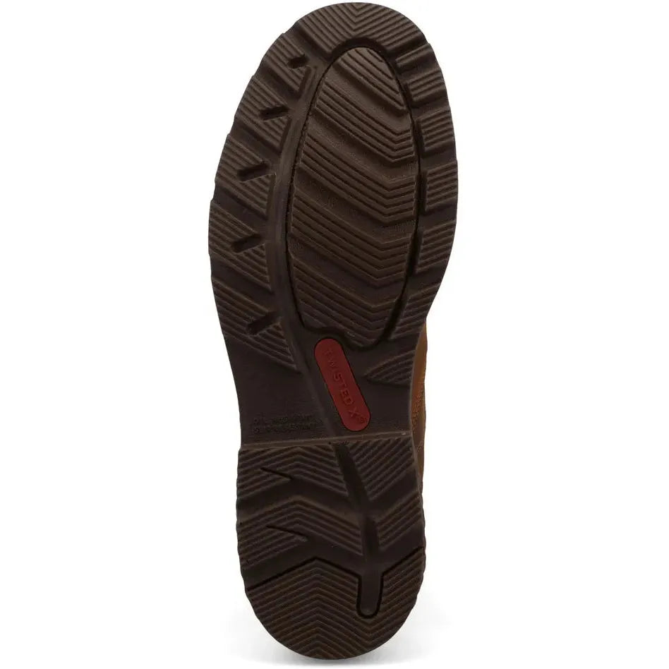 Twisted X Men's CellStretch 8" Comp Toe Metguard Waterproof Work Boot - Toffee - MXCNWM3