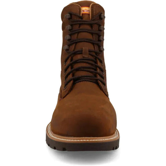 Twisted X Men's CellStretch 8" Comp Toe Metguard Waterproof Work Boot - Toffee - MXCNWM3 - Overlook Boots