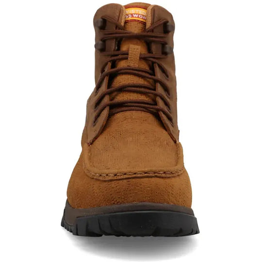 Twisted X Men's CellStretch 6" Comp Toe Waterproof Work Boot - Saddle - MXCNWM4 - Overlook Boots