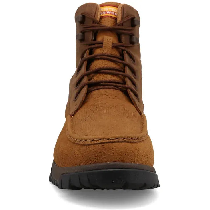 Twisted X Men's CellStretch 6" Comp Toe Waterproof Work Boot - Saddle - MXCNWM4