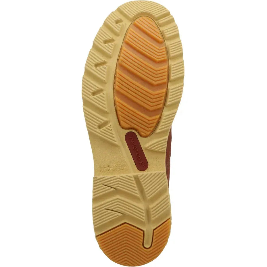 Twisted X Men's CellStretch 6" Comp Toe Waterproof Work Boot - Rust - MXCW005