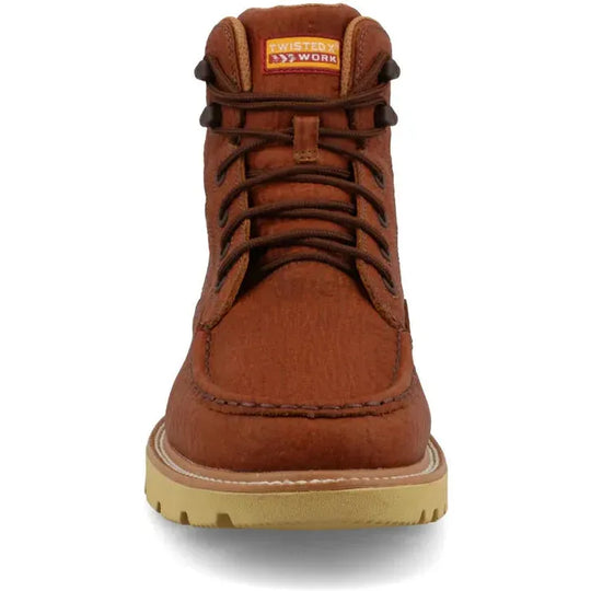 Twisted X Men's CellStretch 6" Comp Toe Waterproof Work Boot - Rust - MXCW005 - Overlook Boots