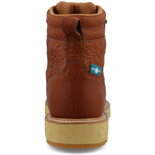 Twisted X Men's CellStretch 6" Comp Toe Waterproof Work Boot - Rust - MXCW005 - Overlook Boots
