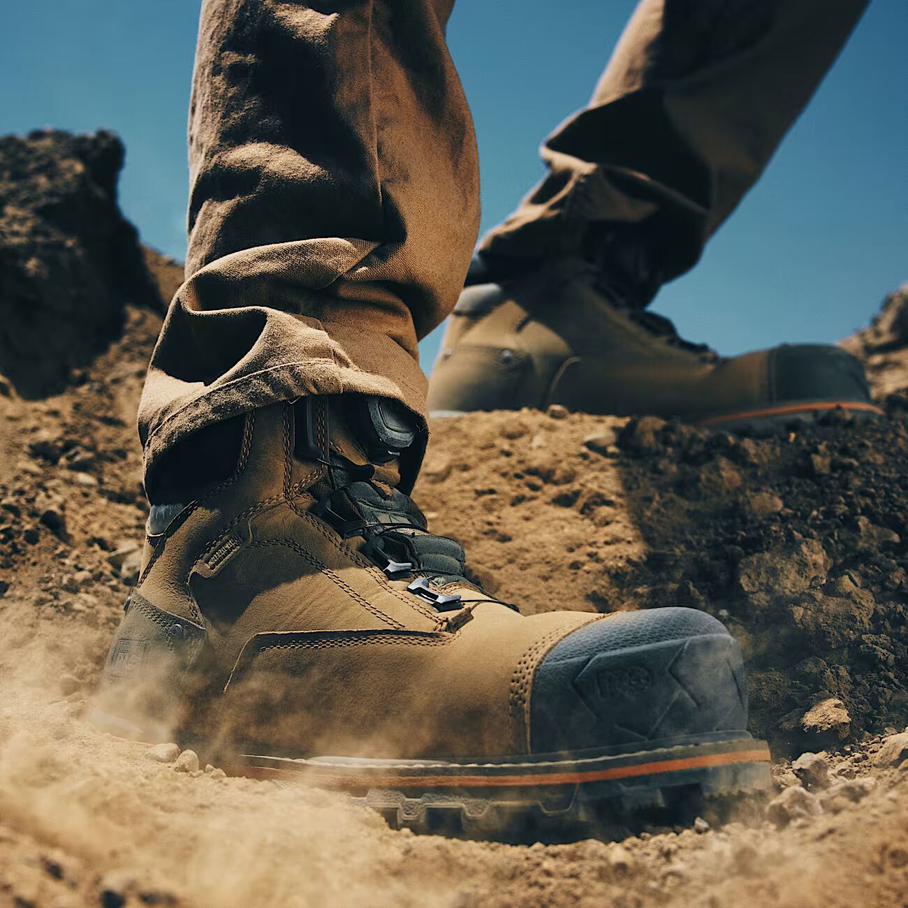 Timberland Pro Men's BOA Boondock 6" Composite Toe Waterproof Work Boot-Brown - TB0A66KYEM4 - Overlook Boots