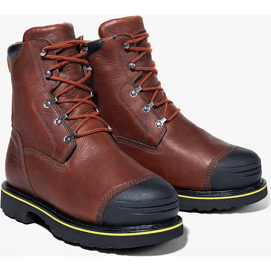 Timberland Pro Men's Bannack 9" Alloy Toe Metguard Work Boot- Brown- TB1A27MG214 - Overlook Boots