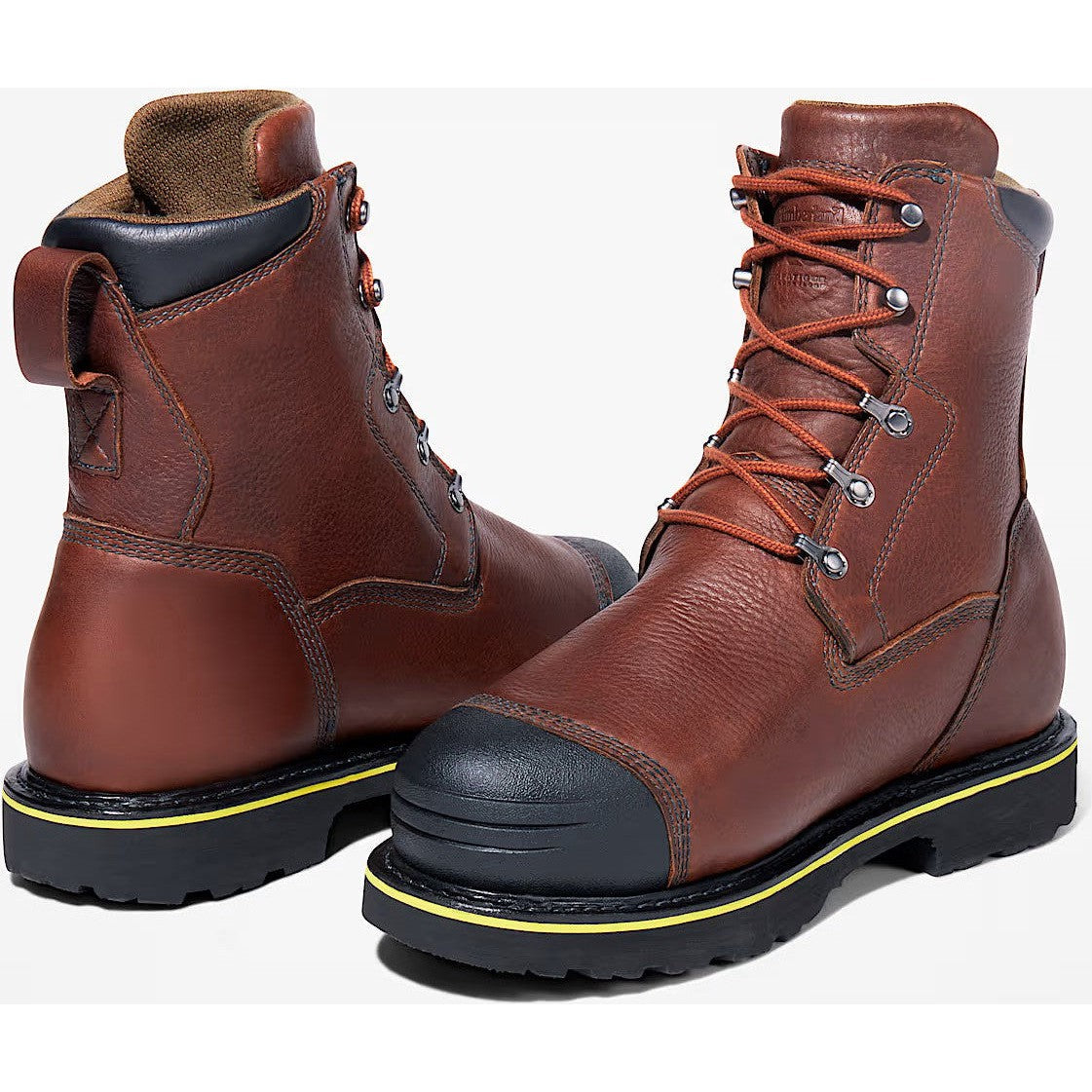 Timberland Pro Men's Bannack 9" Alloy Toe Metguard Work Boot- Brown- TB1A27MG214 - Overlook Boots