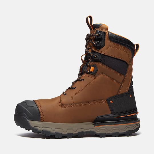 Timberland Pro Men's Boondock Ultralight 8" Comp Toe WP Work Boot - Brown - TB0A648YEM8 - Overlook Boots